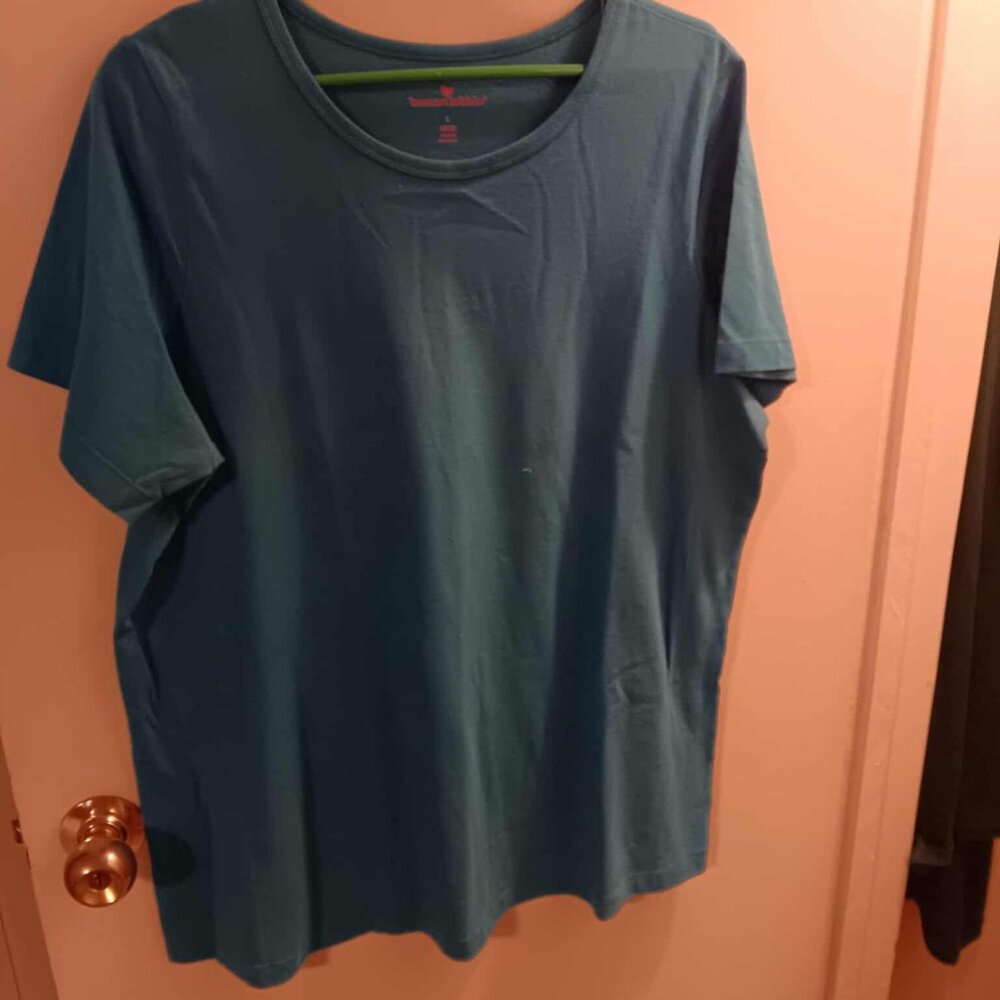 woman within short sleeve tops Large 18-20 set of 5 - Picture 2 of 6